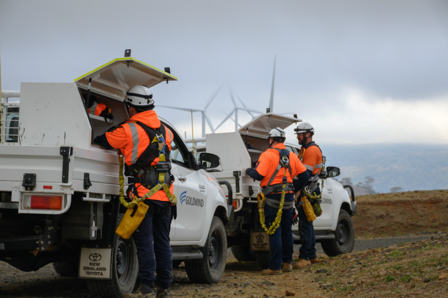 Goldwind wind turbine blade maintenance